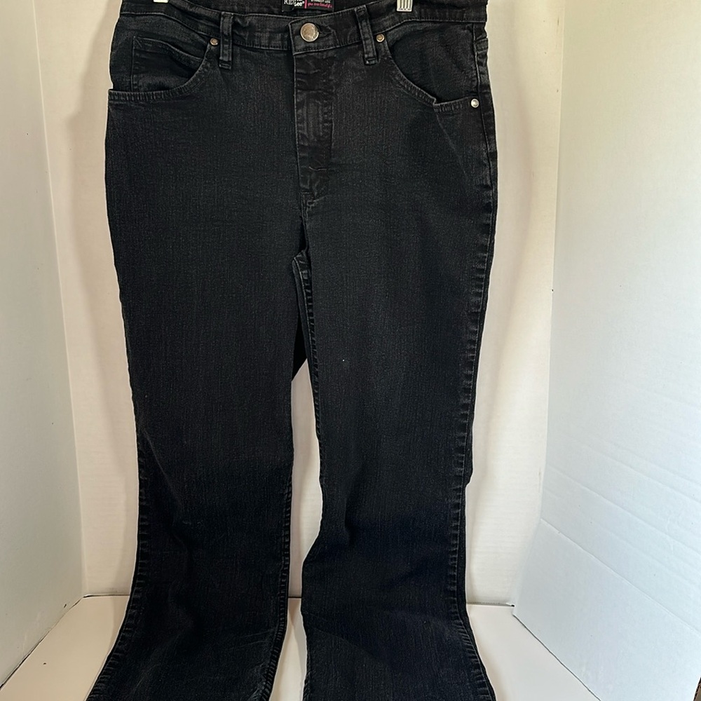 Riders by Lee black classic fit straight leg jeans size 14